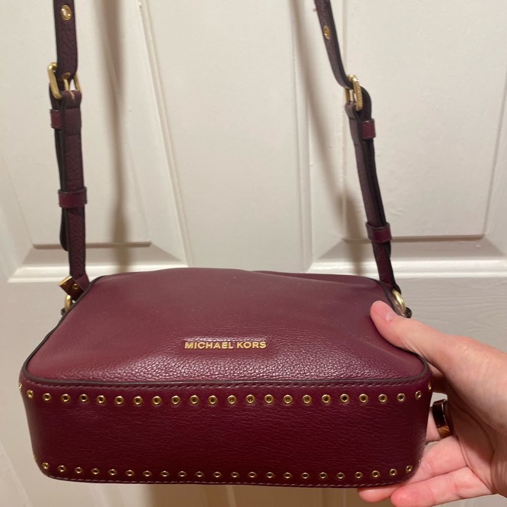 Michael Kors Wine Red Crossbody Bag